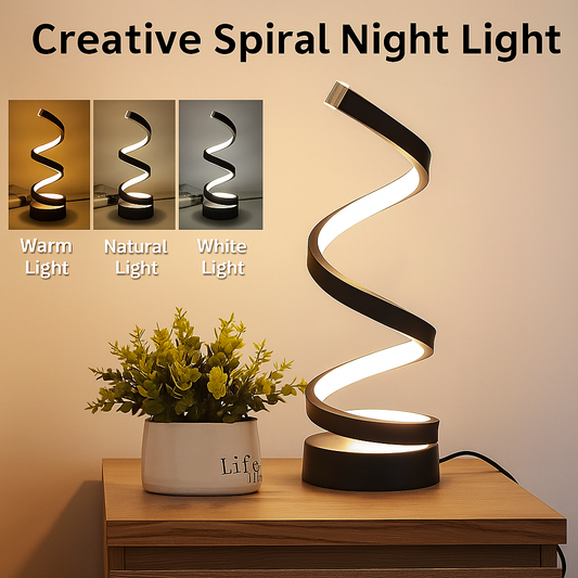 Dimmable Spiral LED Night Light