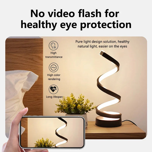 Dimmable Spiral LED Night Light