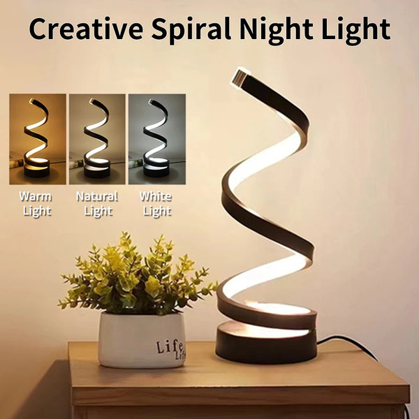 Dimmable Spiral LED Night Light
