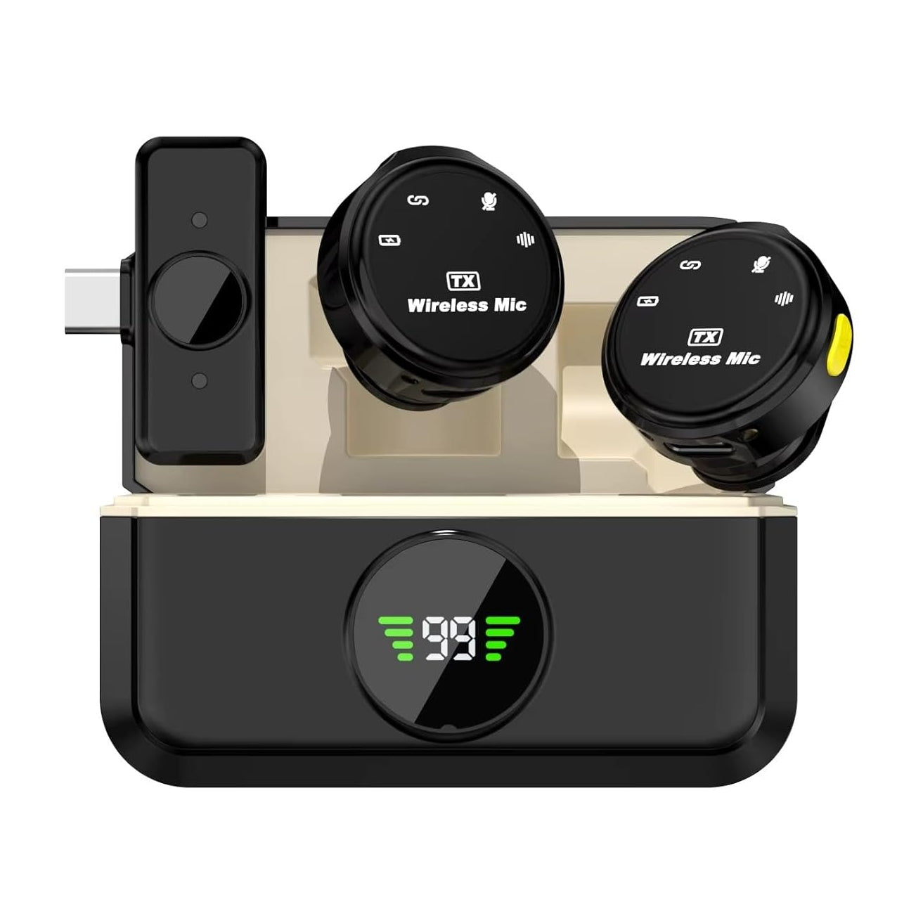 Noise-Canceling Mini Microphone