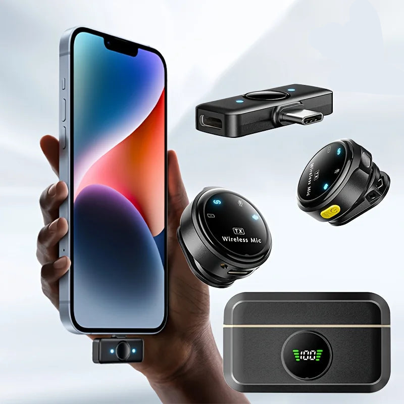 Noise-Canceling Mini Microphone