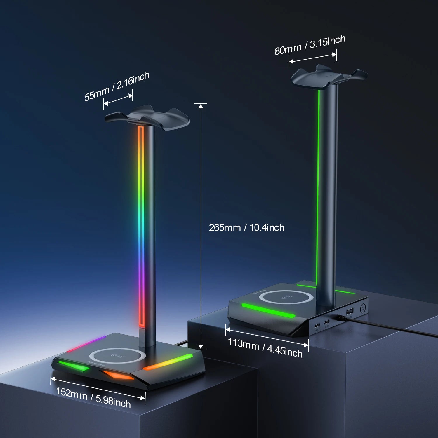 RGB Headset Stand Charger