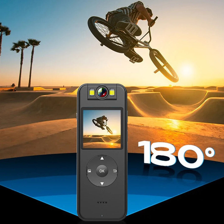 Rotating Lens Action Camera