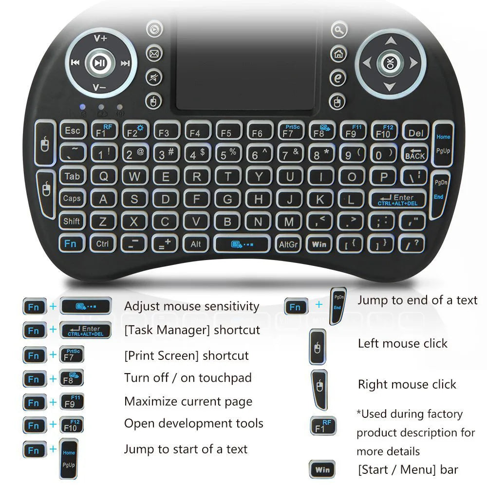 Air Mouse Remote Touchpad