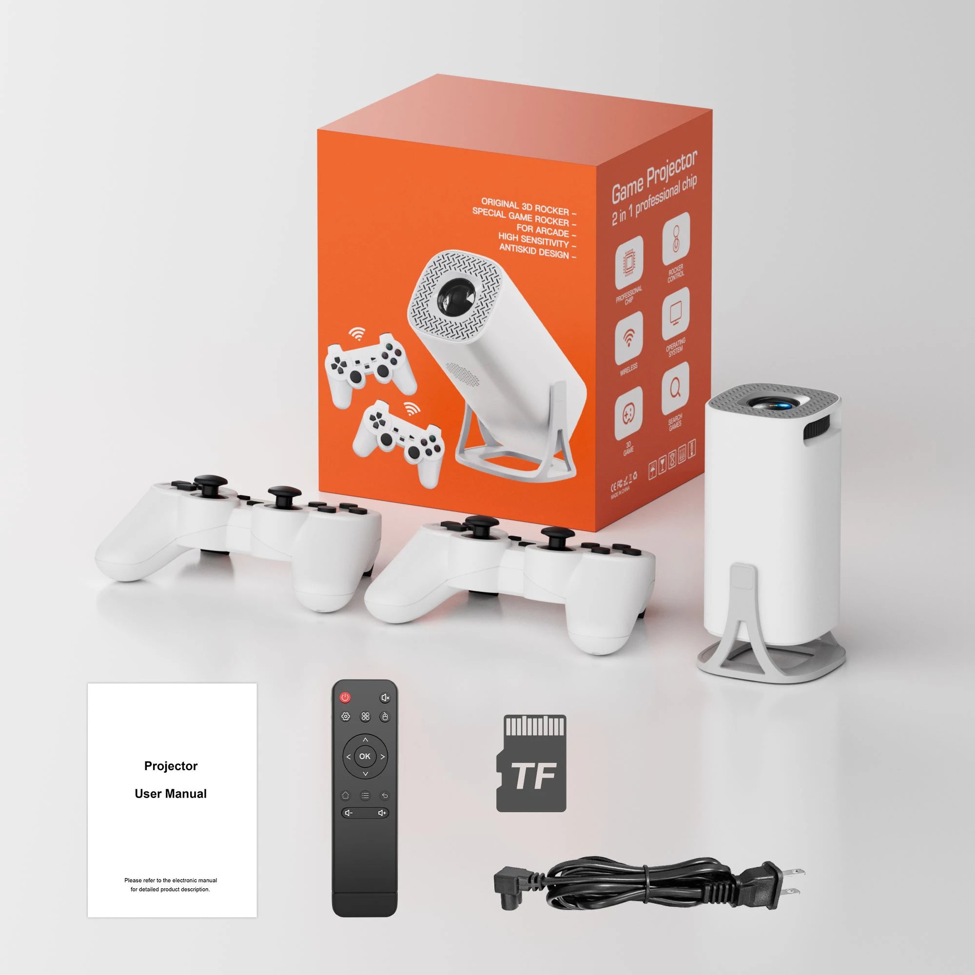 Portable Gaming Projector Set