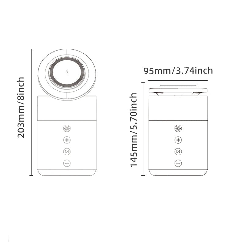 Magnetic 5-in-1 Charging Station