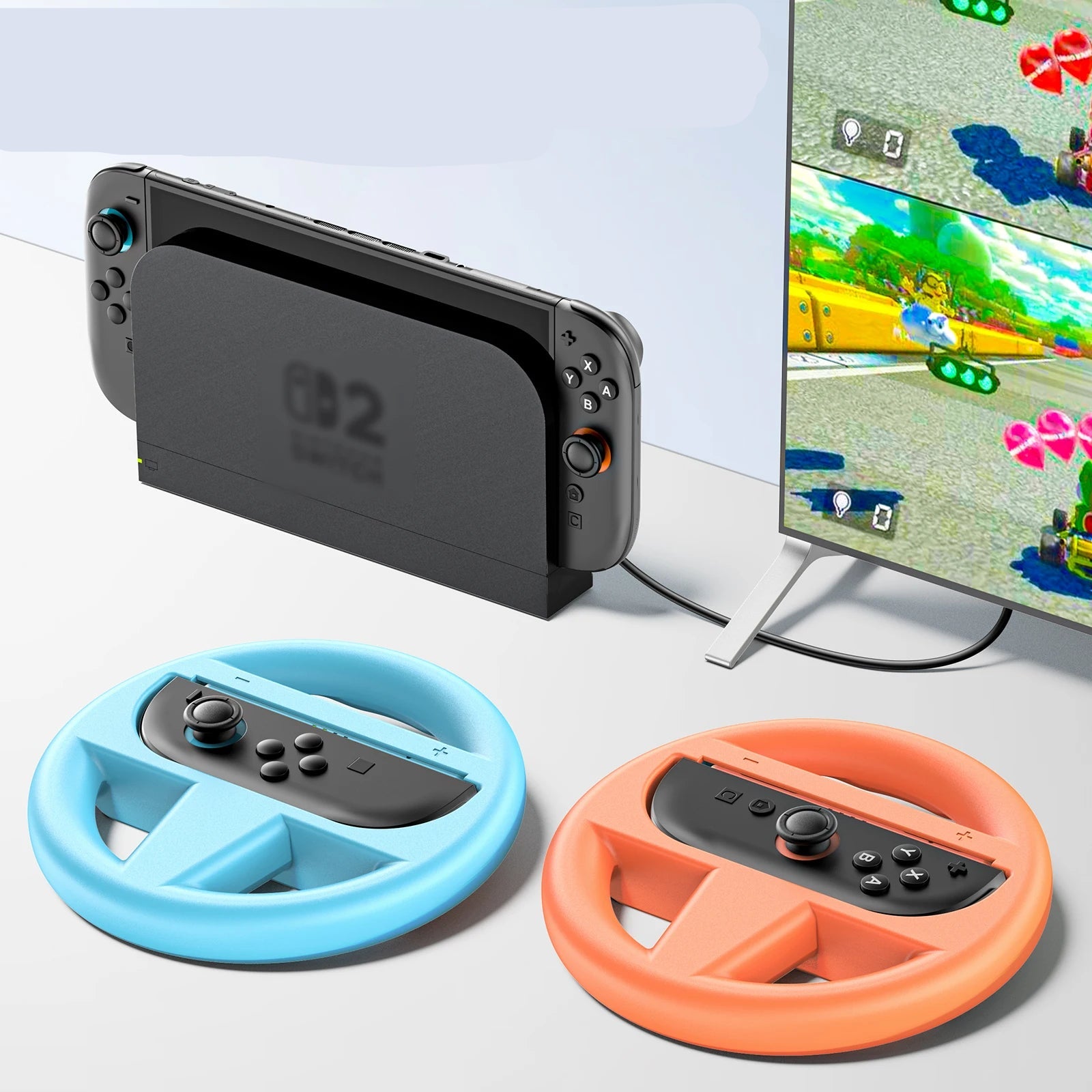 N-Switch 2 Joy Con Racing Wheel