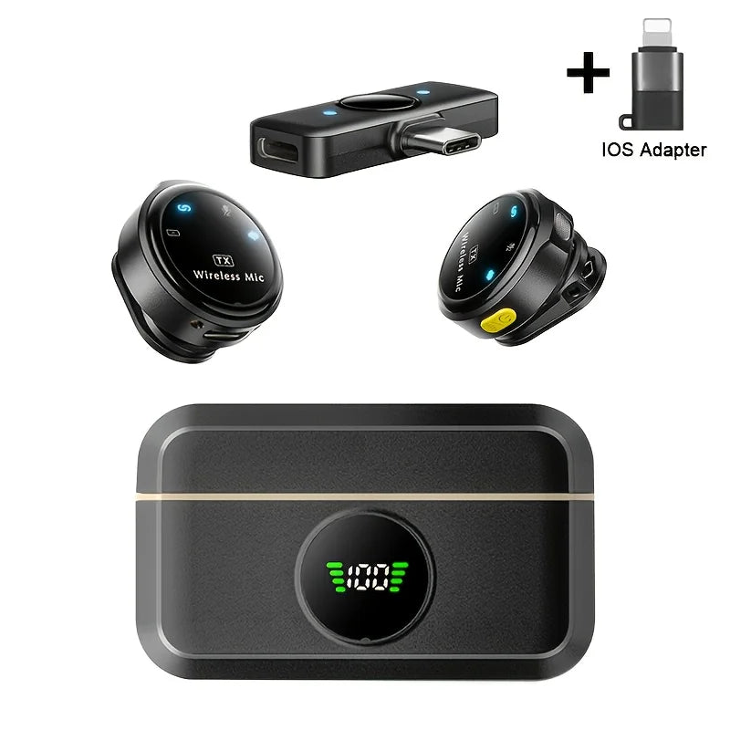 Noise-Canceling Mini Microphone