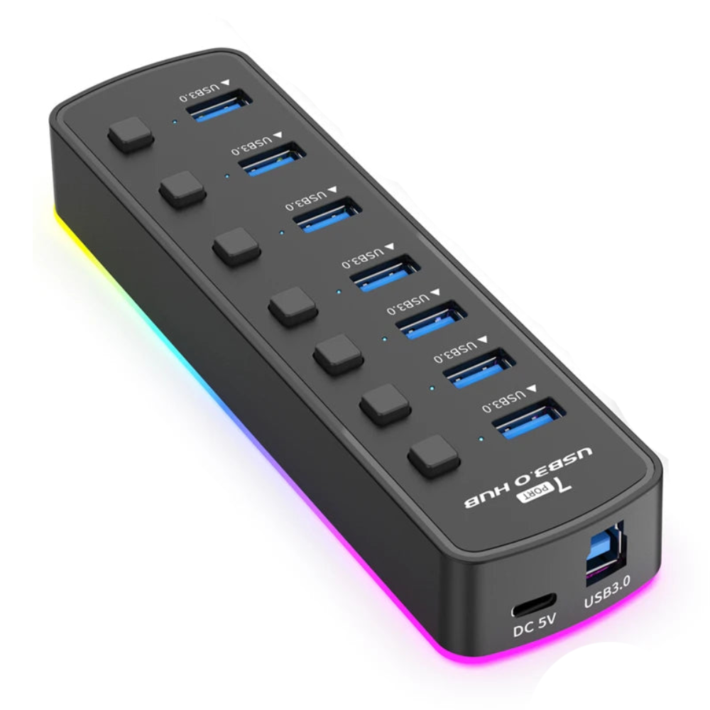 USB 3.0 RGB Multi-Port Hub