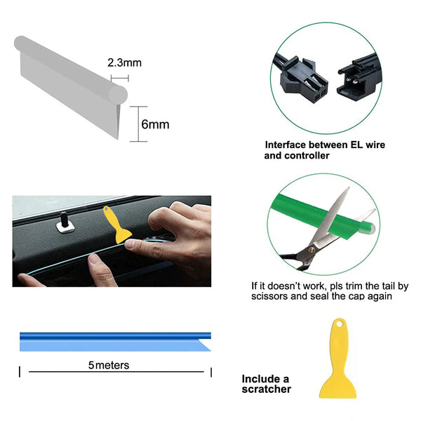 GlowBright Car LED Lights