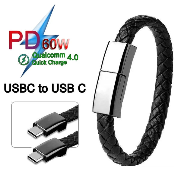 Stylish USB C Charging Bracelet